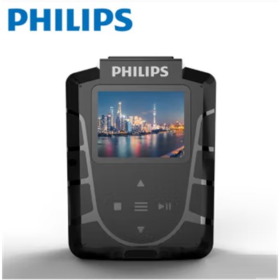 飛利浦 (PHILIPS )VTR-8110 通用無線電通信設備  執法記錄儀 音視頻記錄儀高清紅外夜視 高清攝像機 防水IP68級 128G內存